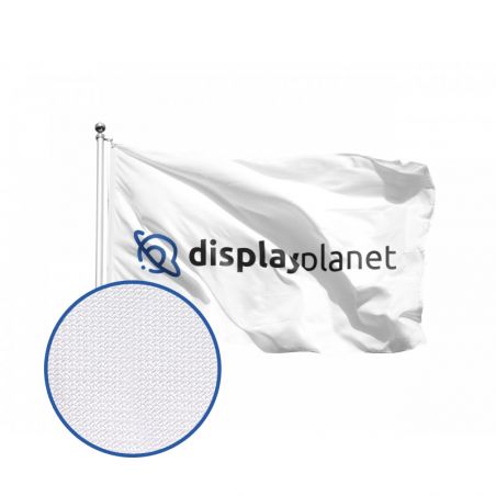 Flaga reklamowa na maszt Polyglans 115 g/m² z certyfikatem niepalności B1